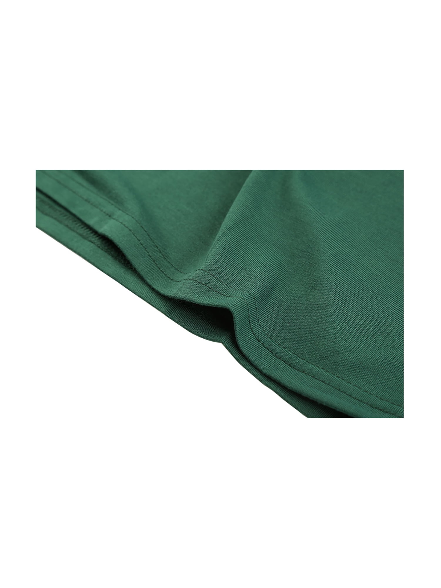 Unique Bargains Men's Pullover Lightweight Long Sleeve Top Turtleneck T-Shirt 46 Dark Green