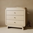 thumbnail image 4 of Art of Nursery by Storkcraft Santorini 3 Drawer Dresser with Infant Changing Topper, Driftwood, 4 of 16