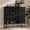 Black, variant on S-HOME Stylish Woven Buffet Cabinet with Adjustable Shelves Metal Legs for Versatile Storage in Living Room Dining Entryway, Black