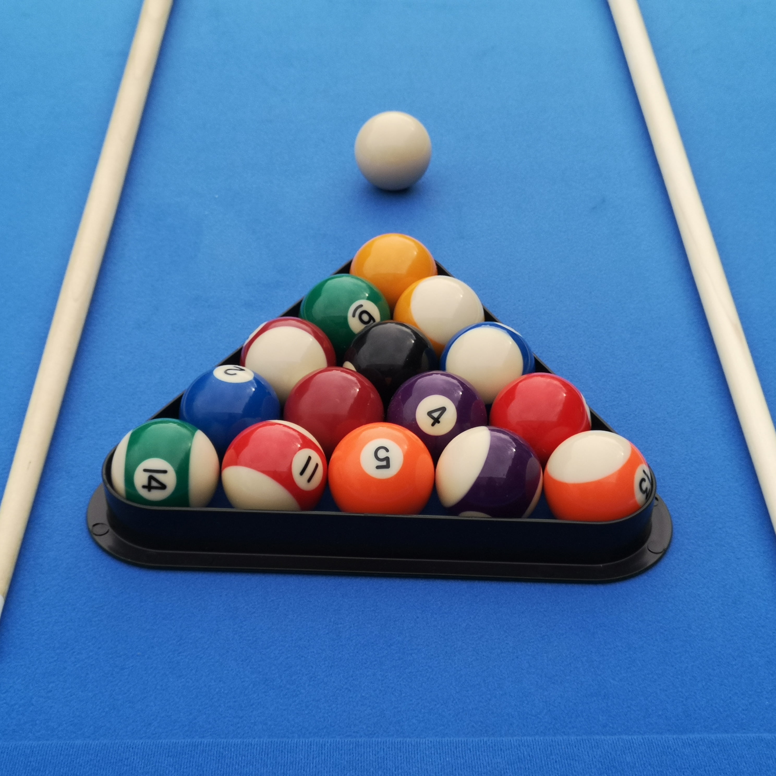 Miniyam 5.5ft Billiards Table, 3 in 1 Portable Folding Pool Table with All Accessory for Families, Blue