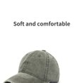 thumbnail image 3 of Baseball Cap Vintage Cotton Washable Adjustable Classic Hat - Green, 3 of 6