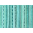 thumbnail image 1 of Ahgly Company Indoor Rectangle Solid Light Blue Modern Area Rugs, 8' x 12', 1 of 4
