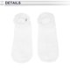 thumbnail image 5 of Calcetines de ciclismo Unique Bargains absorbentes de sudor, transpirables, anti-fricción, calcetines de bicicleta al aire libre, blancos, talla única, neutros y universales, 1 par, 5 of 6