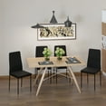 thumbnail image 2 of HOMCOM Dining Chairs, Set of 4, PU Leather Upholstered Accent Chairs, Back, 2 of 10