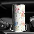 thumbnail image 3 of 20oz Pioneer Flower Floral Print Pattern Skinny Tumblers Stainless Steel Tumbler with Lid and Straw,Vacuum Insulated Double Wall Travel Tumbler Cups with Cleaning Brush for Coffee,Tea, 3 of 6