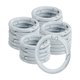 thumbnail image 1 of Uxcell 24-Pack Anillos O de Resorte de Metal, Hebilla de Llaveros de Aleación de Zinc de 1" para Anillos de Gatillo Redondos [Gris], 1 of 1