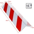 thumbnail image 2 of SHAR 2 pcs Garage Wall Corner Protection White/Red Car Protection Foam Garage Wall Protection, Self-adhesive protective foam against bumps and scratches, 2 of 5