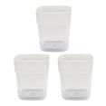 thumbnail image 4 of 3 Pcs Pots Auto-Arrosants avec Drainage Réservoir Visible Pots Double Couche Plastique, 4 of 8