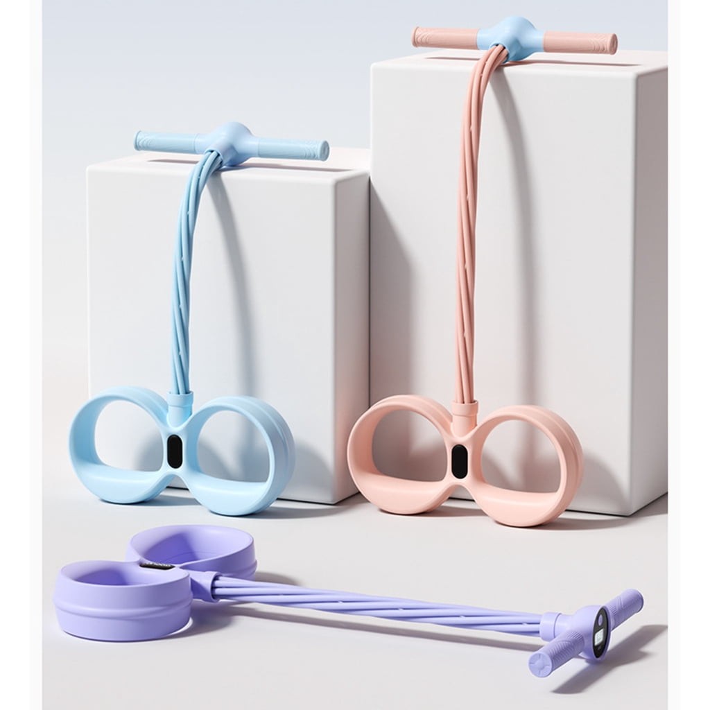 Elastic Resistance Rope with Digital Counter & Handles For Whole Body Toning And Alignment Correction