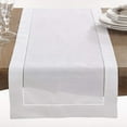 thumbnail image 3 of Fennco Styles Classic Solid Color Hemstitch Border Table Linens for Dining Table, 3 of 20