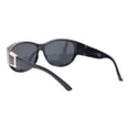 thumbnail image 3 of Women’s Fit-Over Sunglasses Polarized Lens UV400 Oversized Round Frame Black, 3 of 6