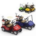 thumbnail image 1 of Paquete de 4 Carritos de Golf Modelo de Juguete Fricción con Tracción en Las 4 Ruedas, Regalo para Niños CUTICAT Tire hacia atrás del coche de carretera, 1 of 6