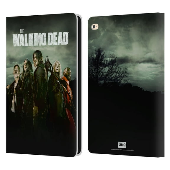 Head Case Designs Officially Licensed AMC The Walking Dead Season 11 Key Art Poster Leather Book Wallet Case Cover Compatible with Apple iPad Air 2 (2014)