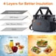 thumbnail image 2 of Bolsa de almuerzo Lifewit, grande, aislante, gris oscuro, 8,5 L, 2 of 7