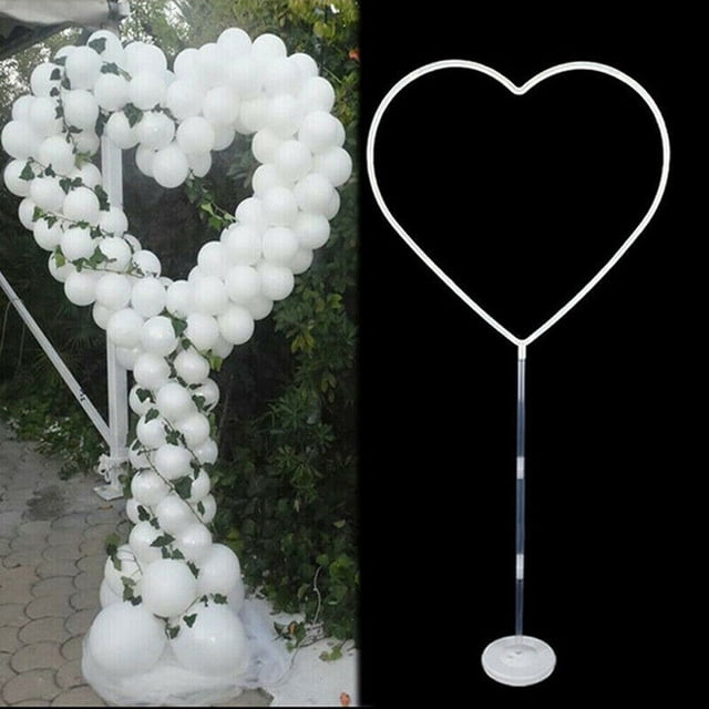 Juego de arco de columna con globos de amor, soporte de columna con marco de globo de corazón, decoración para bodas, cumpleaños, fiestas de bebés