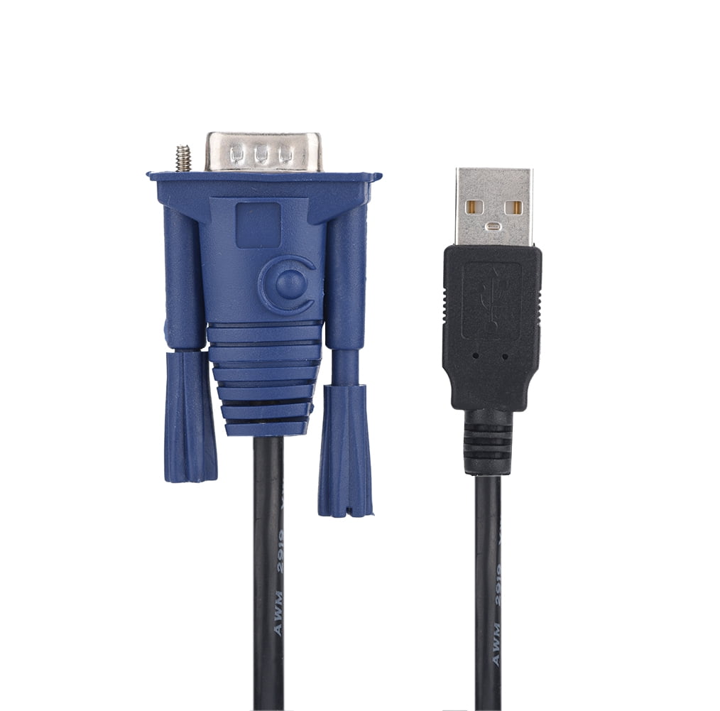 Mgaxyff KVM Cable, VGA Cable for KVM Switch,1.4M USB 2.0 KVM Switch Cable Multi-functional Cable Convenient for PC Computer