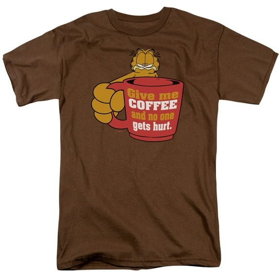 Garfield - Give Me Coffee - Short Sleeve Shirt - X-Large