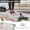 thumbnail image 5 of Merry Christmas Outdoor Rug for Patio/Deck/Porch, Non-Slip Large Area Rug 5 x 8 Ft, Xmas Pine Branch Red Star Balls Grey Plaid Indoor Outdoor Rugs Washable Area Rugs, Camping Rug Carpet Runner, 5 of 8