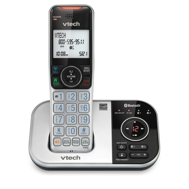 Teléfono inalámbrico VTech VS112 DECT 6.0 Bluetooth con contestador M