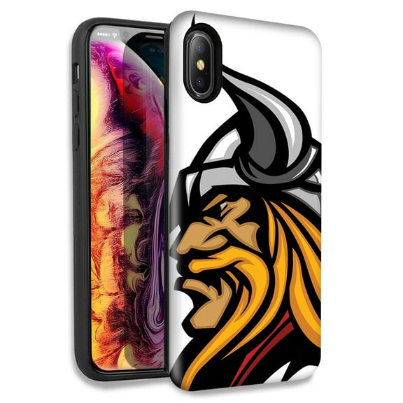 Mundaze Viking Double Layer Hybrid Case Cover For Apple iPhone X XS