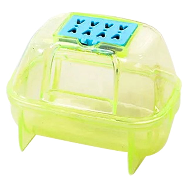 Small Pet Bath House Plastic Mini Detachable Hamster Bathroom Hamster Sandbox