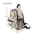 thumbnail image 3 of FORMRS School Backpack with Front Zippered Pocket 12" Student Travel Daypack, Fall Coffee, 3 of 6