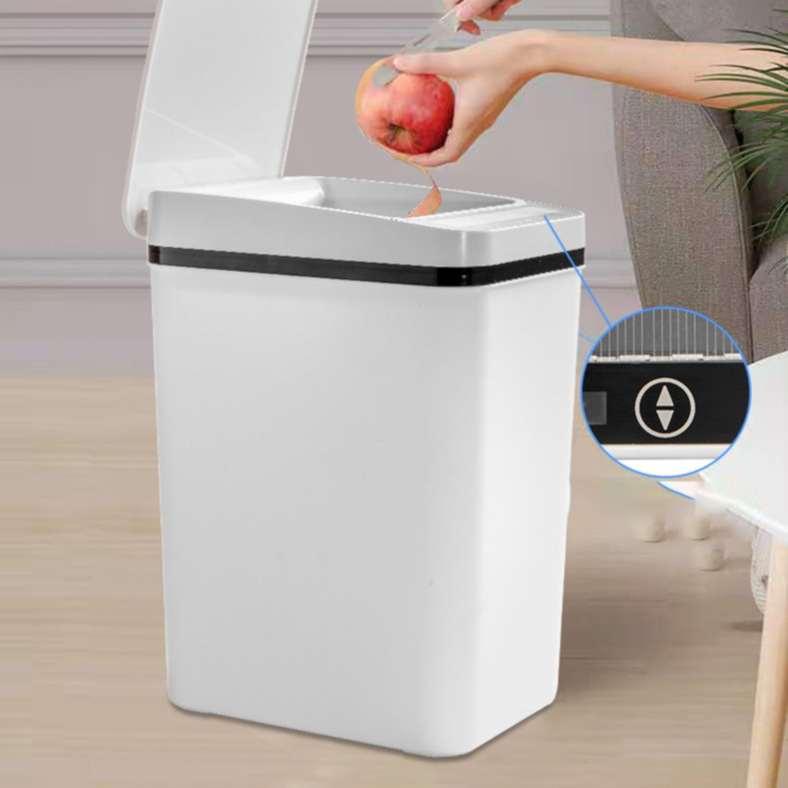 Niriyo Motion Sensor Trash Can Touchless Bathroom Bin, Automatic Garbage Pail for Kitchen