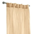 thumbnail image 7 of Habitat Paloma Sheer Dual Header Stylish and Functional Curtain Panel 52" x 108" Apricot, 7 of 7