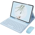 thumbnail image 1 of Galaxy Tab A7 10.4" Funda con Teclado con Soporte para Lápiz (Azul Cielo), 1 of 5