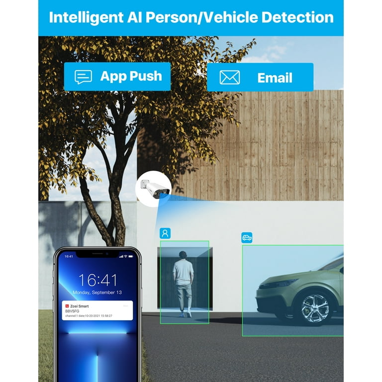 Vehicle Detection Using AI Security Camera System