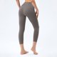 thumbnail image 1 of Pantalones de yoga sin vergüenza para niños, de cintura alta, ajustados, sin costuras, con bolsillo, para levantar la cadera, ropa exterior deportiva, pantalones cortos de fitness, 1 of 4