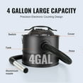 thumbnail image 3 of VEVOR Ash Vacuum Cleaner, 4 Gallon with 1200W Powerful Suction, Ash Vac Collector with 47.2 in Flexible Hose, for Fireplaces, Pellet Stoves, Wood Stove, Log Burner, Grills, Pizza Ovens, Fire Pits, 3 of 9