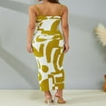 thumbnail image 3 of Femmes Tricot Robe Couleur Patchwork Sans Manches Scoop Cou Bustier Bodycon une Pièce Dames, 3 of 6