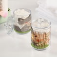 thumbnail image 5 of Cute Wolf Takes Flowers Translucent Plastic Cans Storage Canisters with Lid Set of 2, 5 of 7