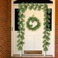 thumbnail image 5 of WTYYC Long Needle Pine Garland 6 ft Realistic Norfolk Pine With Pinecone - Christmas Artificial Evergreen Cedar for Xmas Mantle Table Stairs Indoor Outdoor Door Decor, 5 of 8