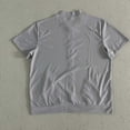 thumbnail image 4 of FAWUUDO Men's Waffle Tops Solid Color Zipper Quick Dry Lightweight Breathable Workout Gym Short Sleeve Gray, 4 of 7