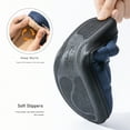 thumbnail image 4 of Pmoiste House Slipper for Men Comfort Memory Foam Non Slip Soft Suede Warm Winter Slip On Slipper, 4 of 7