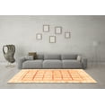thumbnail image 3 of Ahgly Company Indoor Rectangle Abstract Orange Modern Area Rugs, 6' x 9', 3 of 4