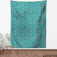 thumbnail image 4 of Ambesonne Colorful Fabric by the Yard Upholstery, Continuous Candies Snacks, 3 Yards, Sea Blue and Multicolor, 4 of 5