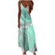 thumbnail image 1 of Vestido de Verano Casual de las Mujeres, Impresión Plegada Casual de Verano, Vestido de Cuello en V sin Mangas de Camis, 1 of 5