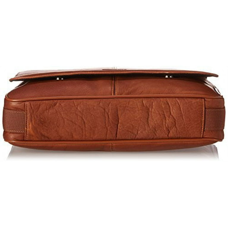 Kenneth cole flapover leather messenger online