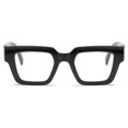 thumbnail image 2 of Hiking New Square Flat Mirror Simple Fashion Anti Blue Light Eyelasses Package Flower Ink Design Large Frame Glasses Female, 2 of 5