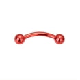 thumbnail image 1 of DOLOTTA 1Pc Surgical Steel Curved Barbell Eyebrow Rings Helix Tragus Lip Belly Button Piercing Rook Daith Earrings for Women Men, 1 of 5