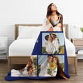 thumbnail image 6 of Custom Couple Blanket Gifts For Boyfriend Girlfriend, Personalized Picture Text Blanket, Custom Photo Blanket For Couples, Gifts For Husband Wife, Valentines, I Love You Gift, 6 of 6