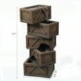 thumbnail image 5 of LuxenHome Cement Tiered Crates Patio Fountain, 5 of 5