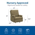 thumbnail image 4 of Baby Relax Salma Rocker Recliner Chair, 4 of 6
