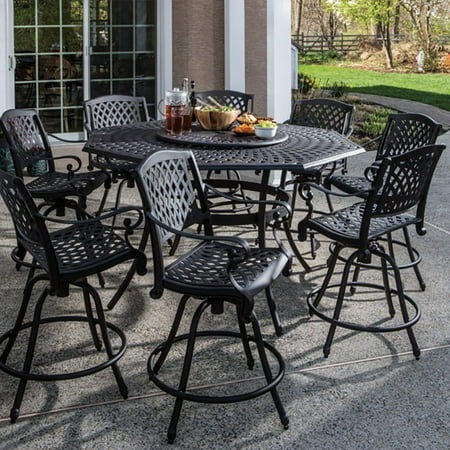 Alfresco Home Westbury Aluminum 9 Piece Round Patio Dining Set Alfresco Home Westbury Aluminum 9 Piece Round Patio Dining Set - Walmart.com - Alfresco Home Westbury Aluminum 9 Piece Round Patio Dining Set