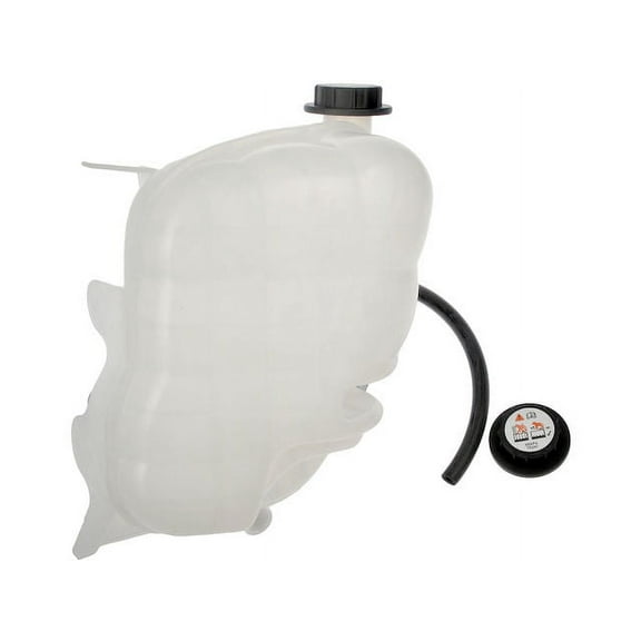 Front Radiator Coolant Overflow Tank Reservoir with Cap - with 1 Port - Compatible with 2002 - 2005 International 4400 2003 2004