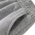 thumbnail image 4 of CPNG Girls Baggy Fleece Lined Sweatpants Wide Leg Sweat Pants Teen Girls Elastic High Waist Trousers Streetwear(Grey,3-4 Years), 4 of 6