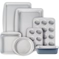 thumbnail image 1 of Juego de 7 moldes antiadherentes apilables para hornear - Juegos de moldes para repostería que incluyen bandejas para galletas, molde para muffins, molde para pan, molde para pasteles, molde, 1 of 7